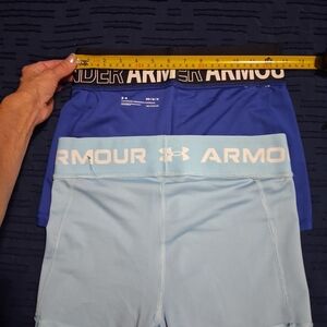 Under Armour Women’s Light Blue and Royal Blue Performance Shorts
